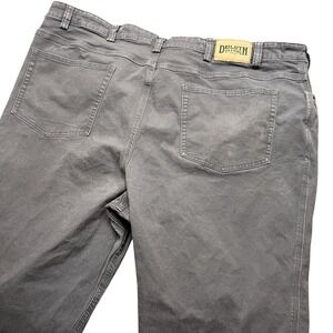 Duluth Trading Co Flex Fire Hose Pants Mens 46x30 Grey Work Straight Stretch